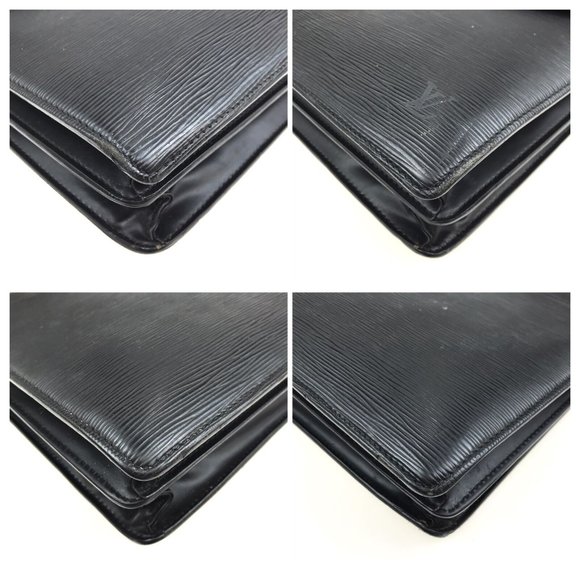 Louis Vuitton  Serviette Conseiller M54422 Black Epi Leather Briefcase 11583 - Picture 8 of 12